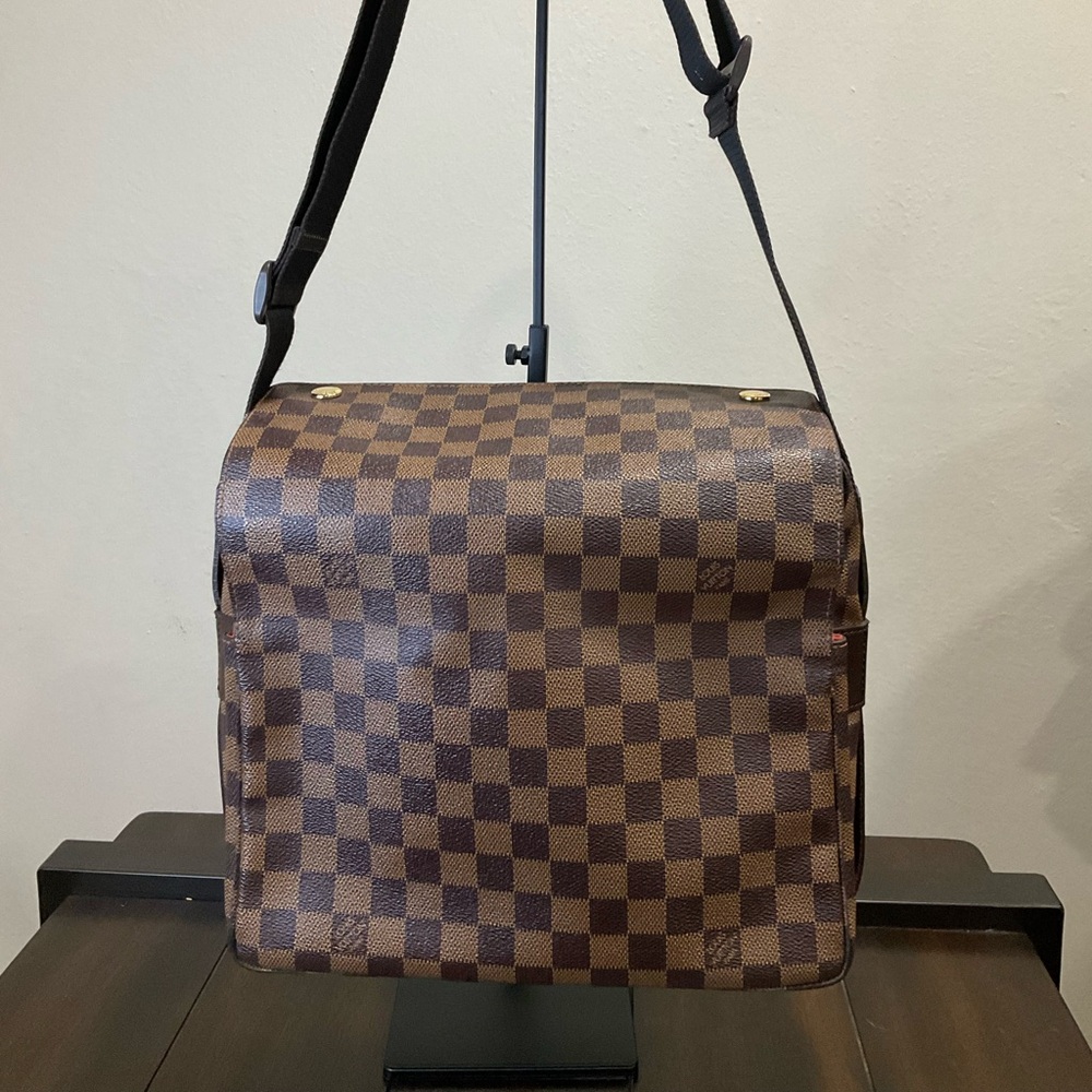 Louis Vuitton Brown Checkered Messenger Bag
